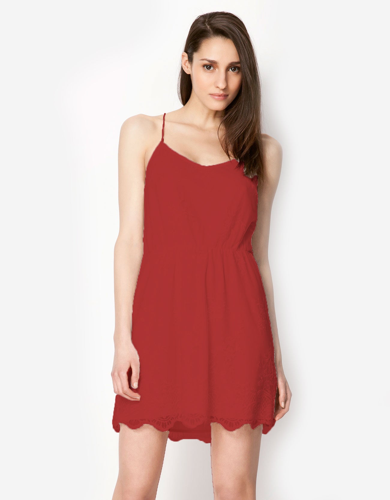 Pleated Floral Cami Romper